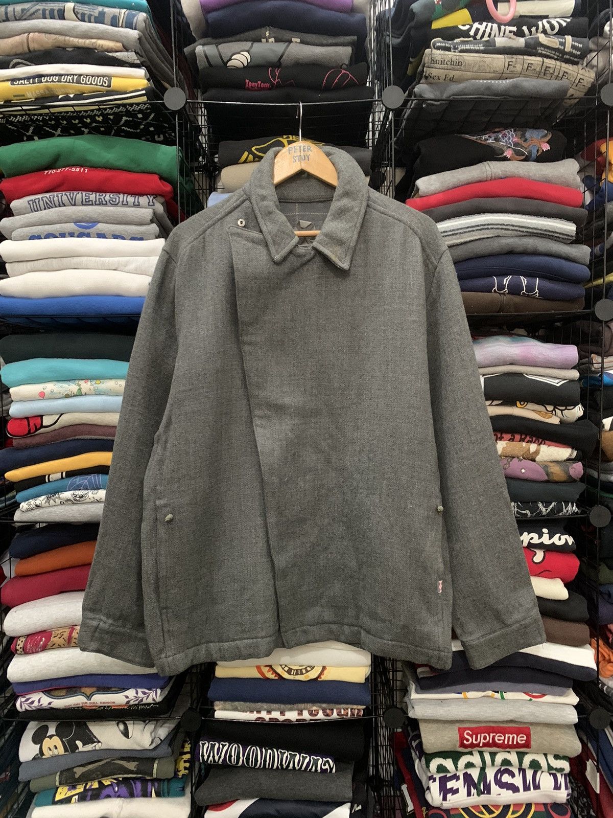 Designer × Japanese Brand FLAPH WOOL JACKET NICE DESIGN Size US L / EU 52-54 / 3 - 1 Thumbnail