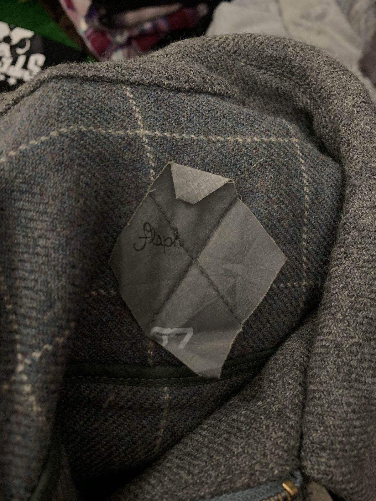 Designer × Japanese Brand FLAPH WOOL JACKET NICE DESIGN Size US L / EU 52-54 / 3 - 8 Thumbnail