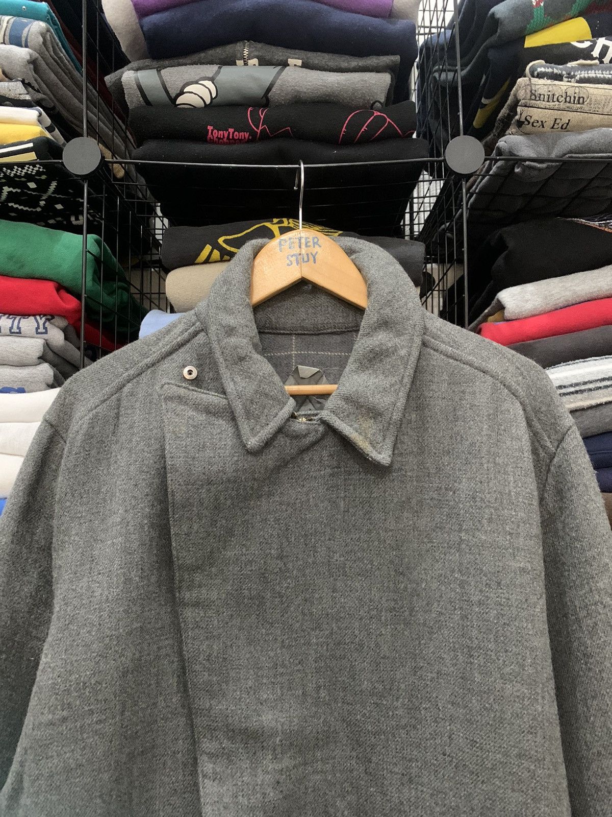 Designer × Japanese Brand FLAPH WOOL JACKET NICE DESIGN Size US L / EU 52-54 / 3 - 2 Thumbnail