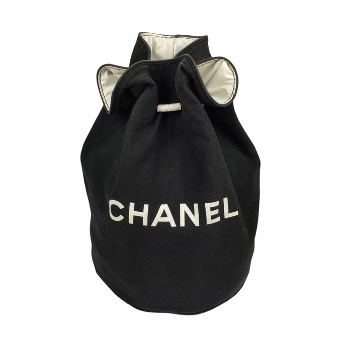 Chanel Authentic Vintage Chanel Canvas Bucket Bag Drawstring VIP Grailed