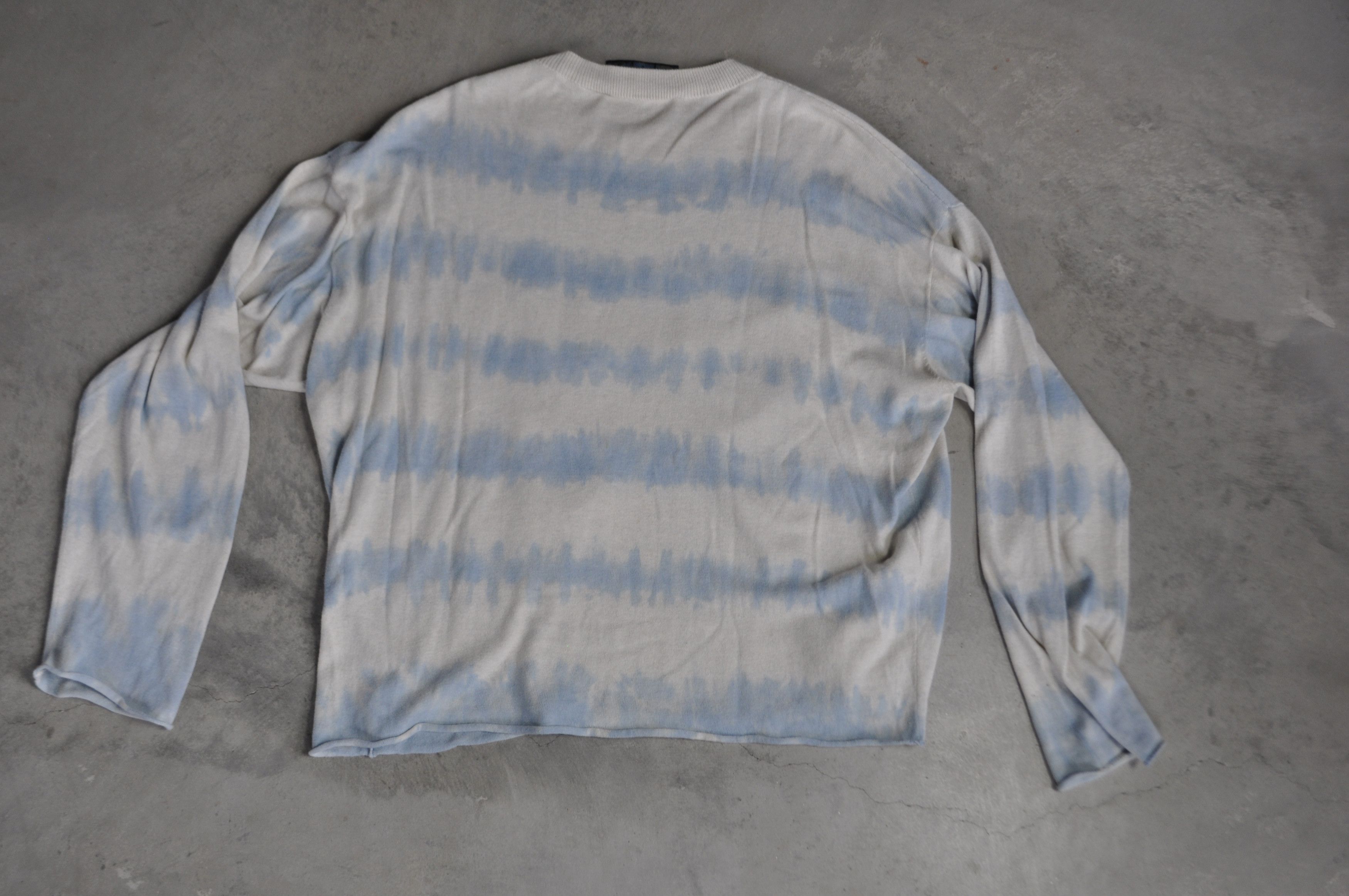 Lost Daze Lost Daze 'Rock and Roll' Cactus Sweater Blue Tie-Dye Size US L / EU 52-54 / 3 - 5 Thumbnail