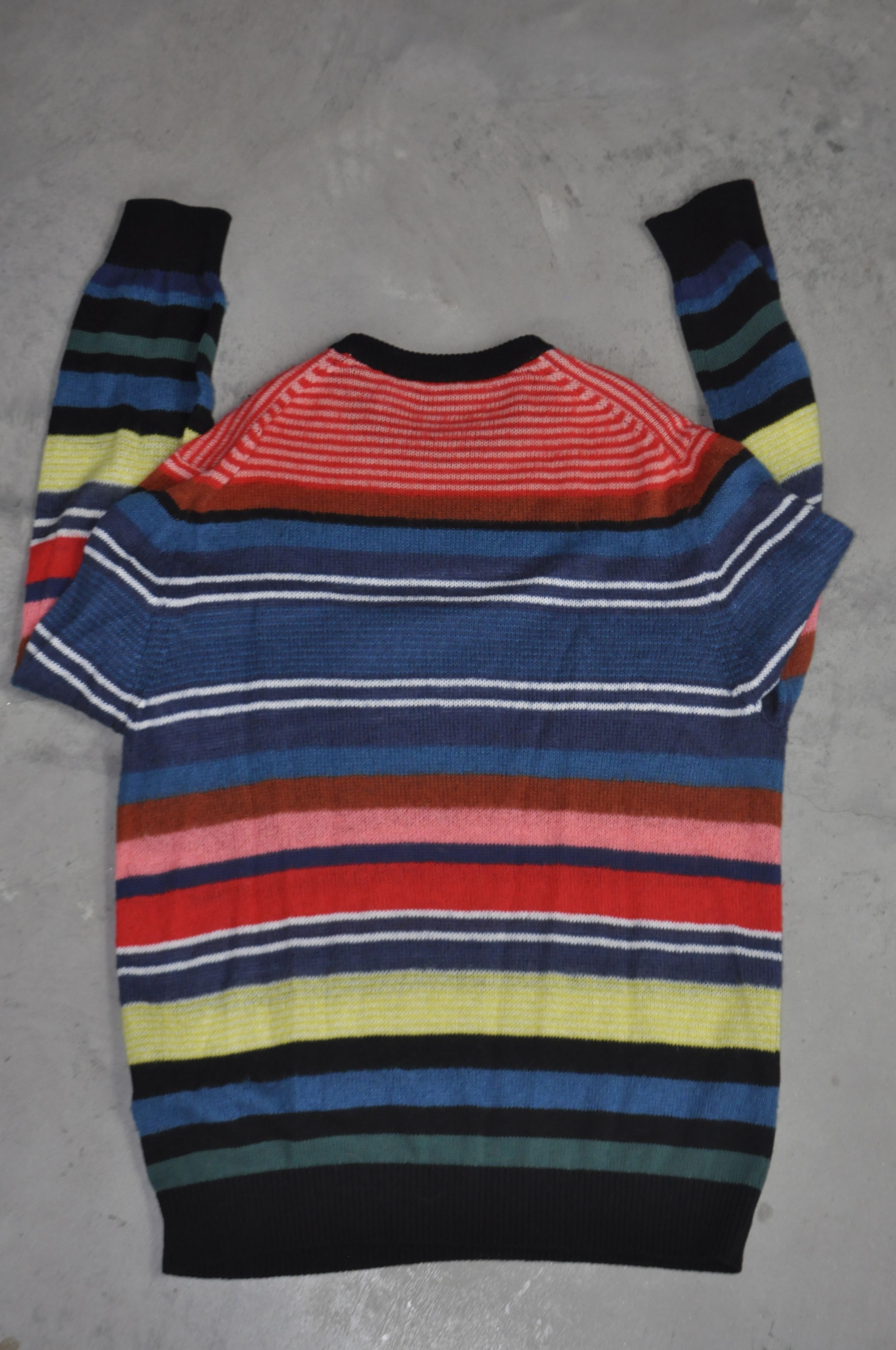 Paul Smith Paul Smith Striped Multi-Colored Sweater Size US XL / EU 56 / 4 - 4 Thumbnail