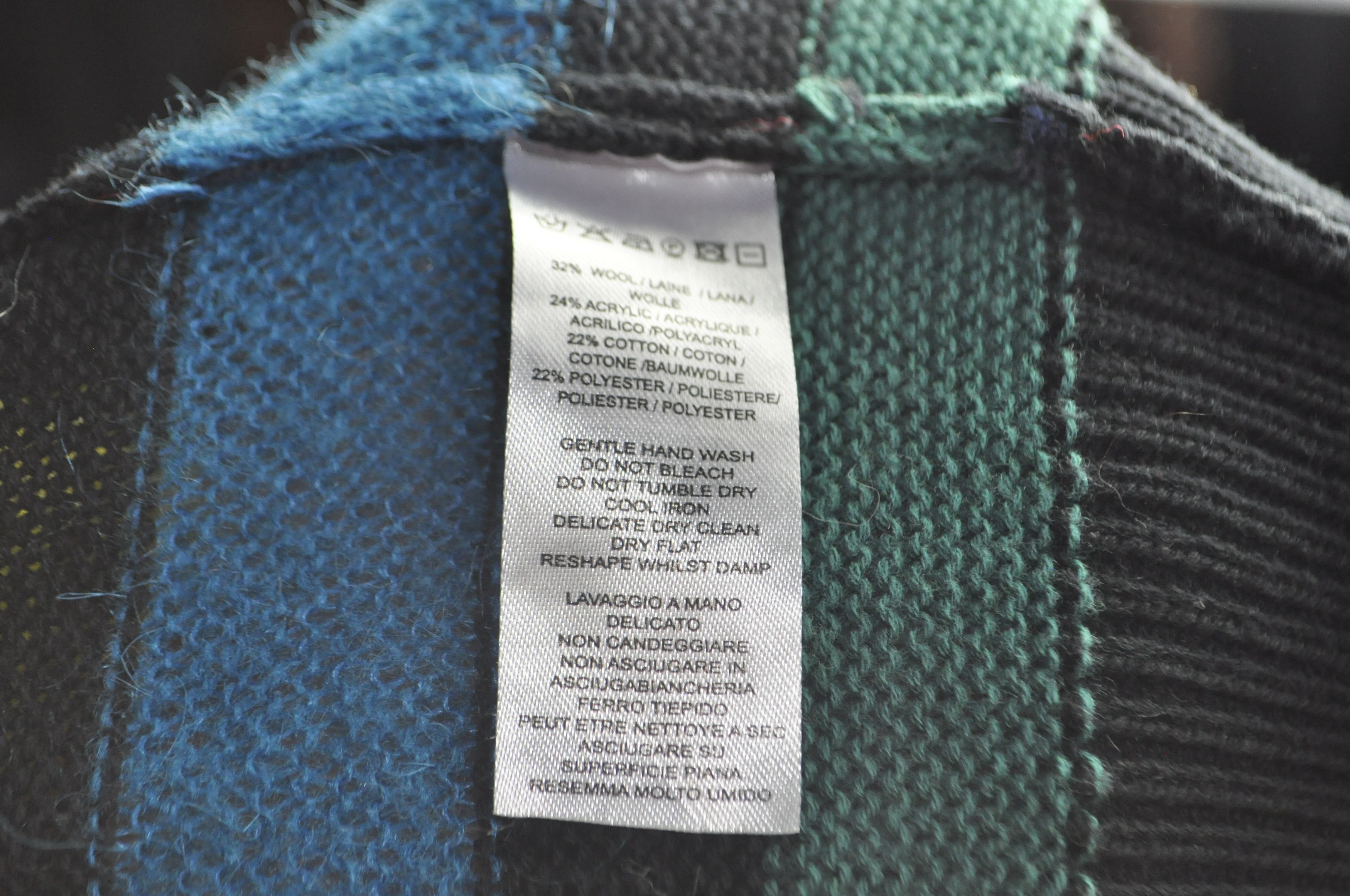 Paul Smith Paul Smith Striped Multi-Colored Sweater Size US XL / EU 56 / 4 - 5 Thumbnail