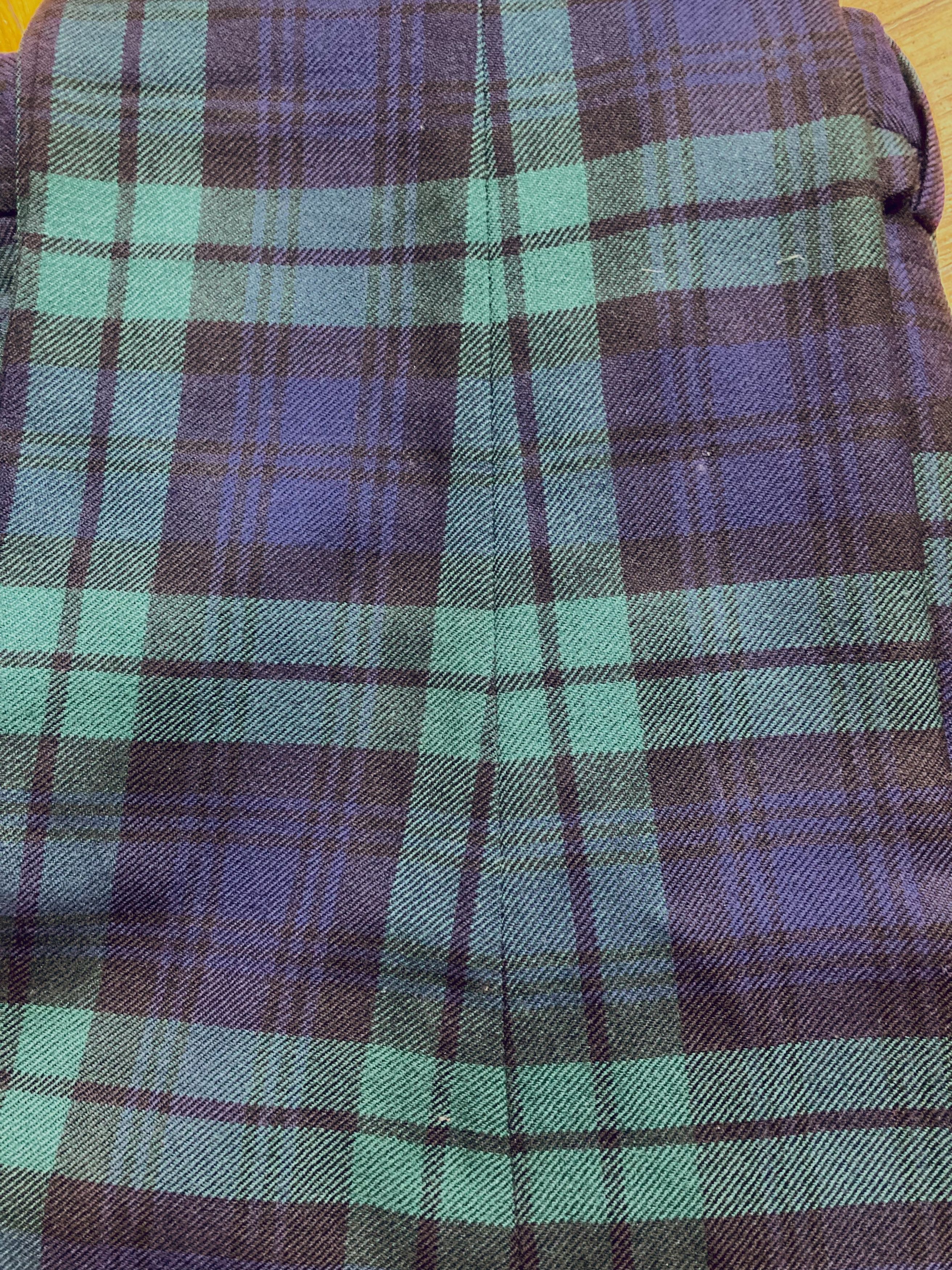 Burberry Navy serpentine tartan trousers Size US 31 - 5 Thumbnail