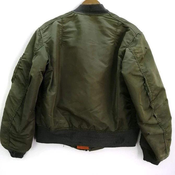 Alpha Industries 💣OFFER VTG ALPHA INDUSTRIES Reversible Bomber Jacket Size US M / EU 48-50 / 2 - 2 Thumbnail