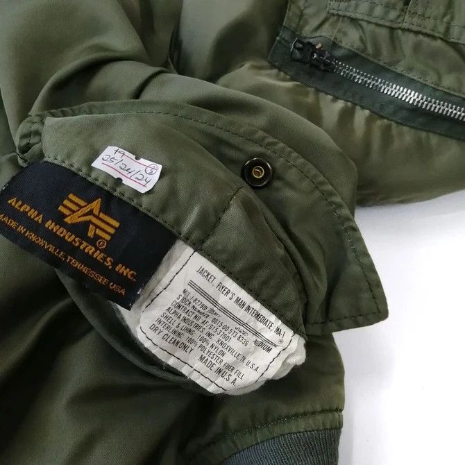 Alpha Industries 💣OFFER VTG ALPHA INDUSTRIES Reversible Bomber Jacket Size US M / EU 48-50 / 2 - 11 Thumbnail