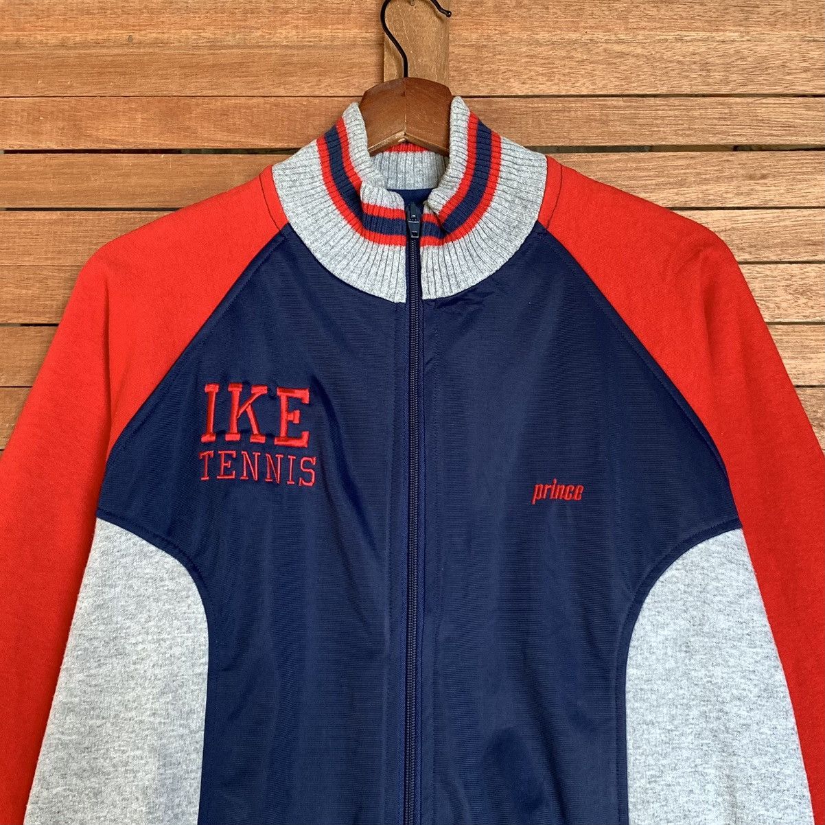 Prince × Vintage 1980s Prince Ike Tennis Track Tops Sweater Size US L / EU 52-54 / 3 - 7 Thumbnail