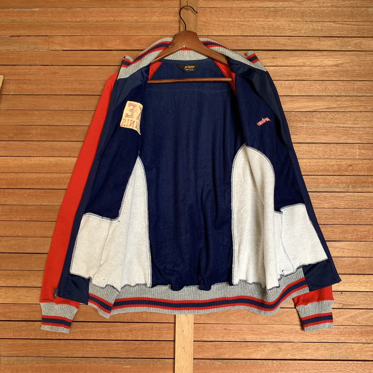 Prince × Vintage 1980s Prince Ike Tennis Track Tops Sweater Size US L / EU 52-54 / 3 - 4 Thumbnail
