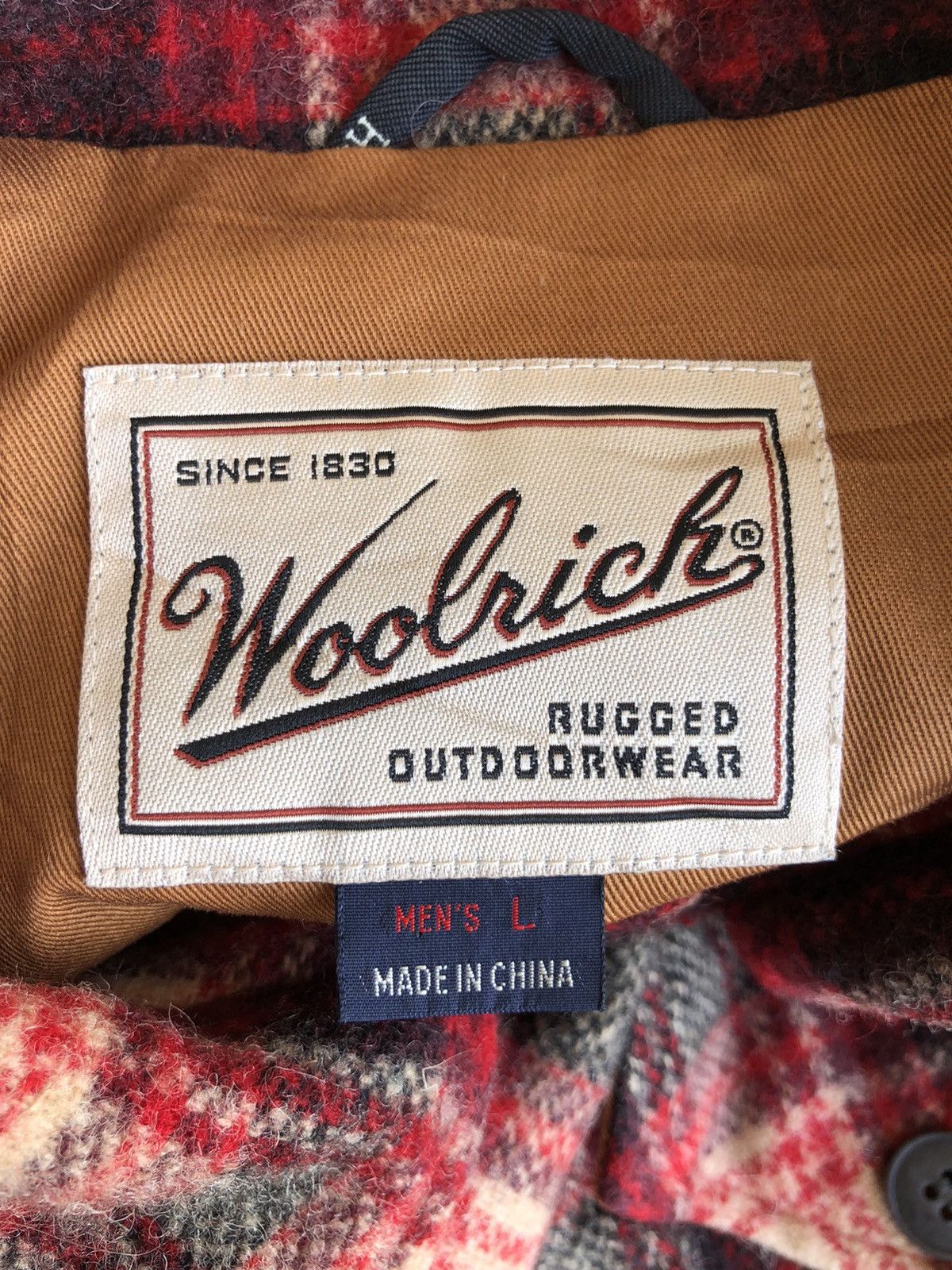 Woolrich Woolen Mills SICK🔥Woolrich 🇺🇸 Storm Plaid Side Buckle Wool Jacket Size US L / EU 52-54 / 3 - 7 Thumbnail