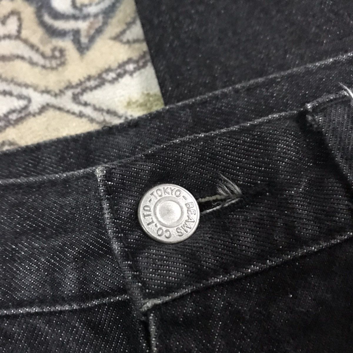 Beams Plus Beams Black Denim Jeans Size US 30 / EU 46 - 11 Thumbnail