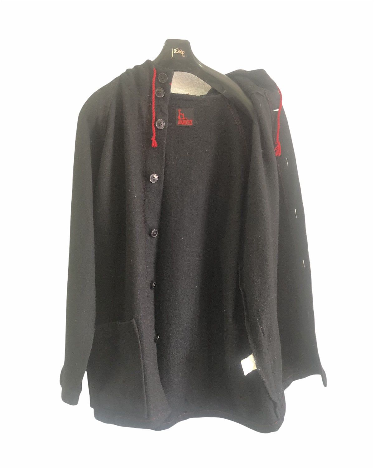 Japanese Brand H.Naoto Anarchy Black Hoodie Size US M / EU 48-50 / 2 - 6 Thumbnail
