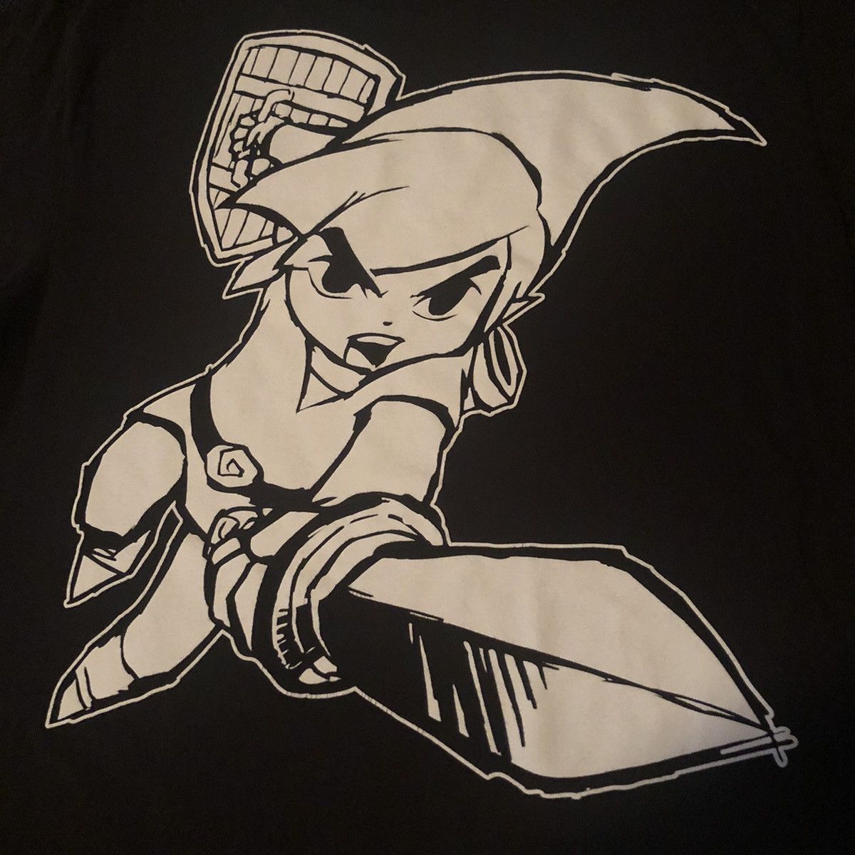 Nintendo Vintage 00s The Legend Of Zelda Link Big Print Graphic Tee Size US M / EU 48-50 / 2 - 4 Thumbnail