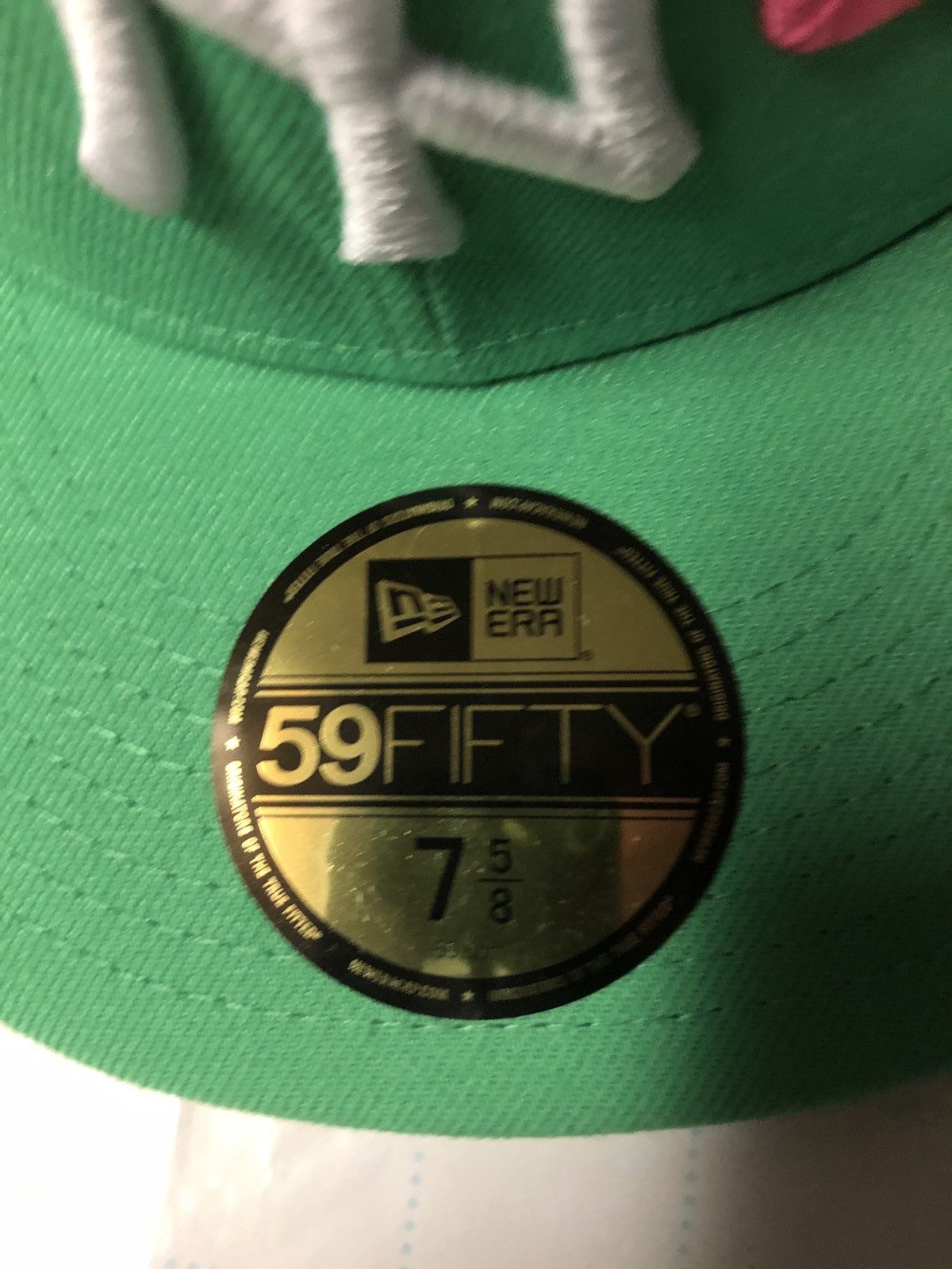 New York Yankees × Psychworld Psychworld x New York Yankees New Era Green 7 5/8 Size ONE SIZE - 4 Thumbnail