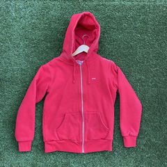 Supreme Small Box Thermal Zip Up Hoodie | Grailed