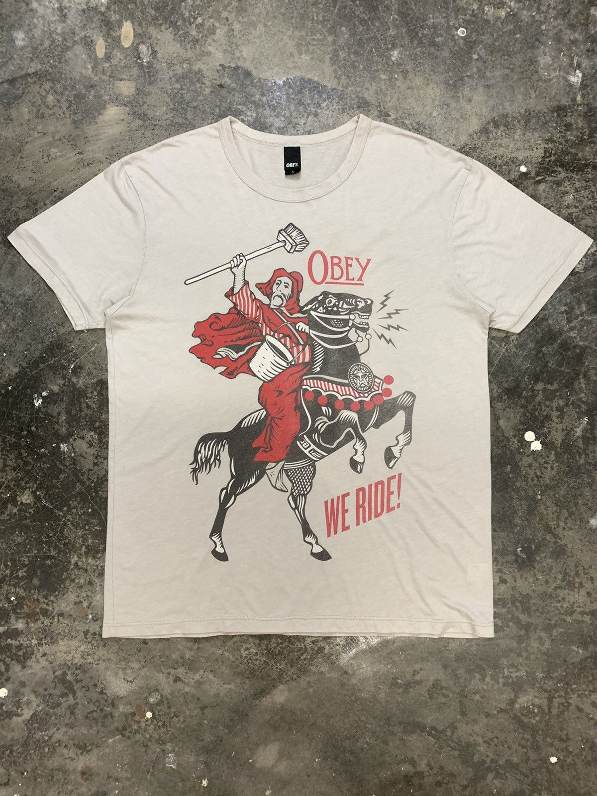 Obey Propaganda We Ride T-Shirts Made In USA