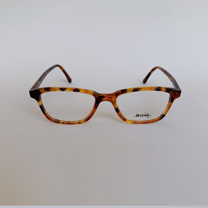 Sting Sting Vintage Square Glasses Tortoise Brown Optical 90s Nos Grailed 3626