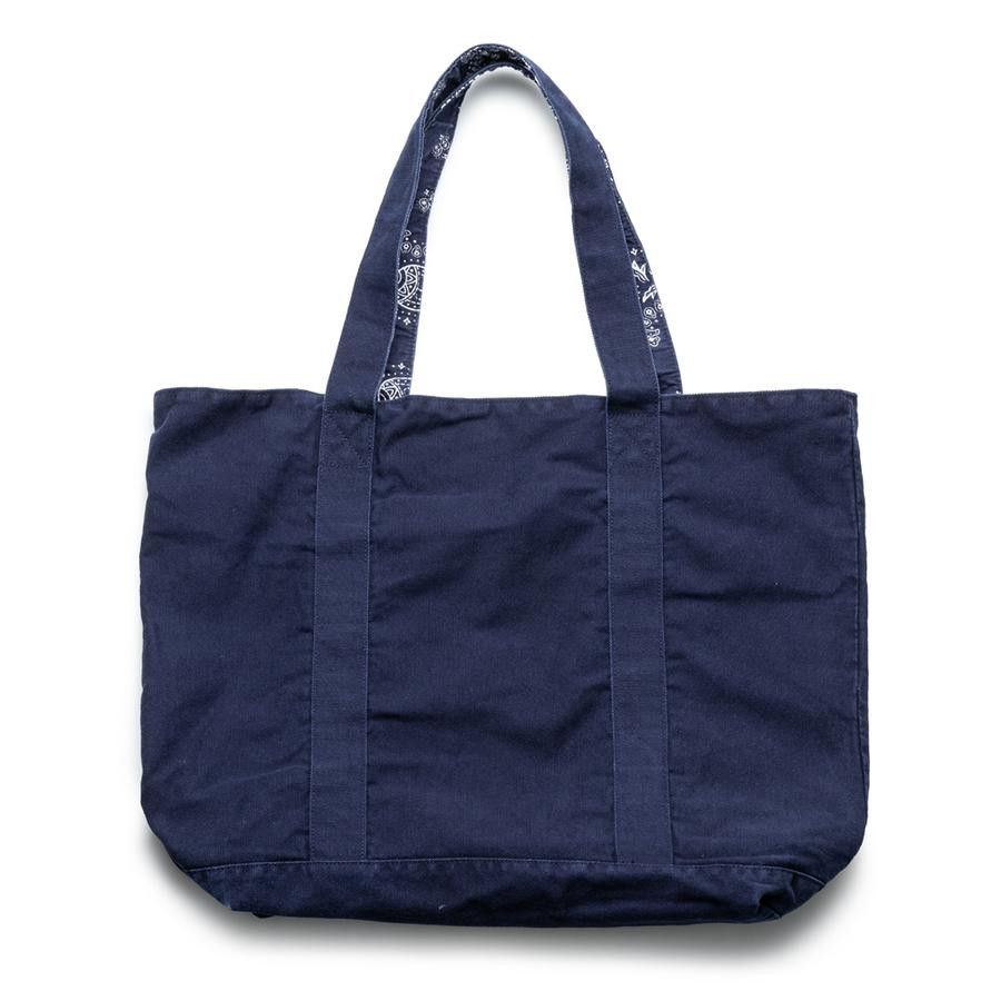 バッグ CARHARTT BANDANA TOTE BAG Navy / Navy CARHARTT BANDANA TOTE BAG Navy / Navy
