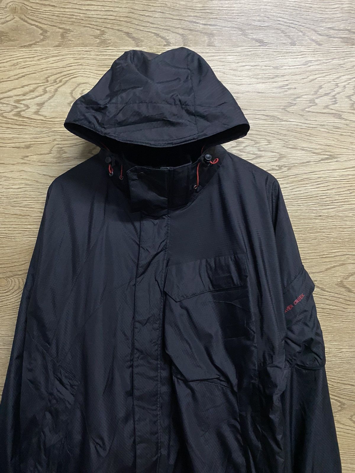 Other Graver Creek Black Hooded Outdoor Jacket - Lightweight Size US XL / EU 56 / 4 - 4 Thumbnail