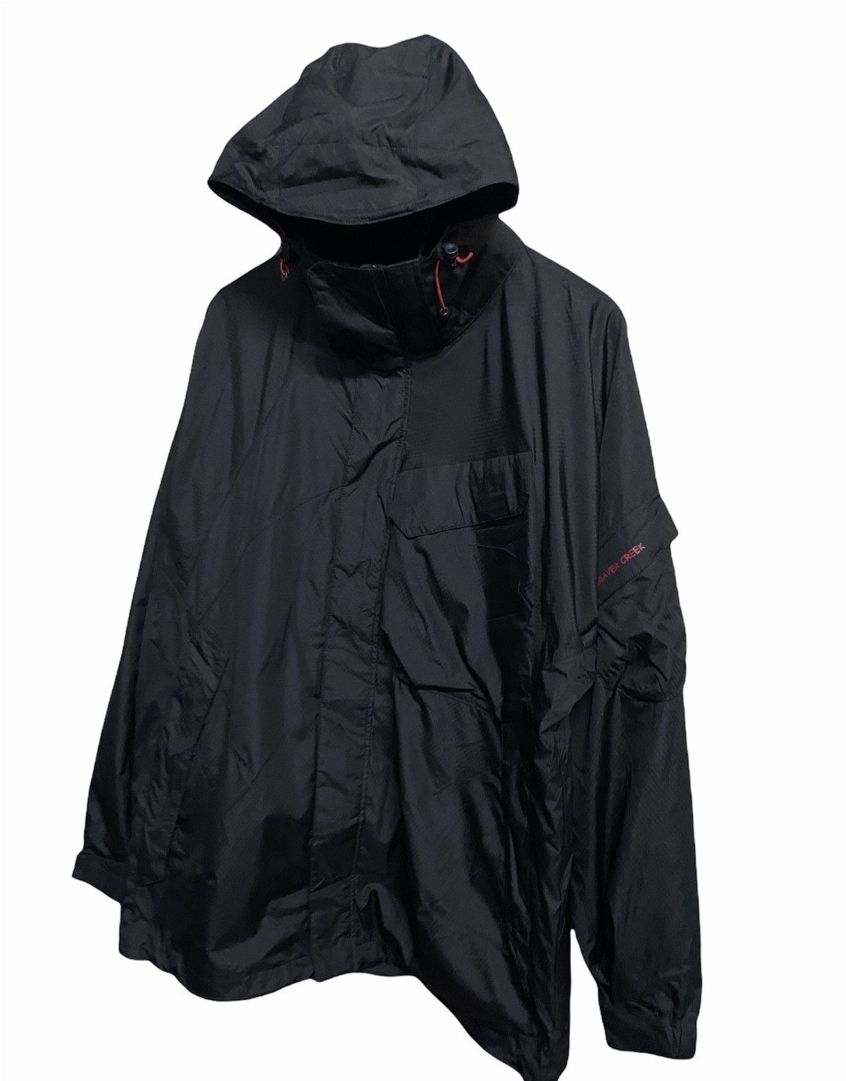 Other Graver Creek Black Hooded Outdoor Jacket - Lightweight Size US XL / EU 56 / 4 - 2 Thumbnail
