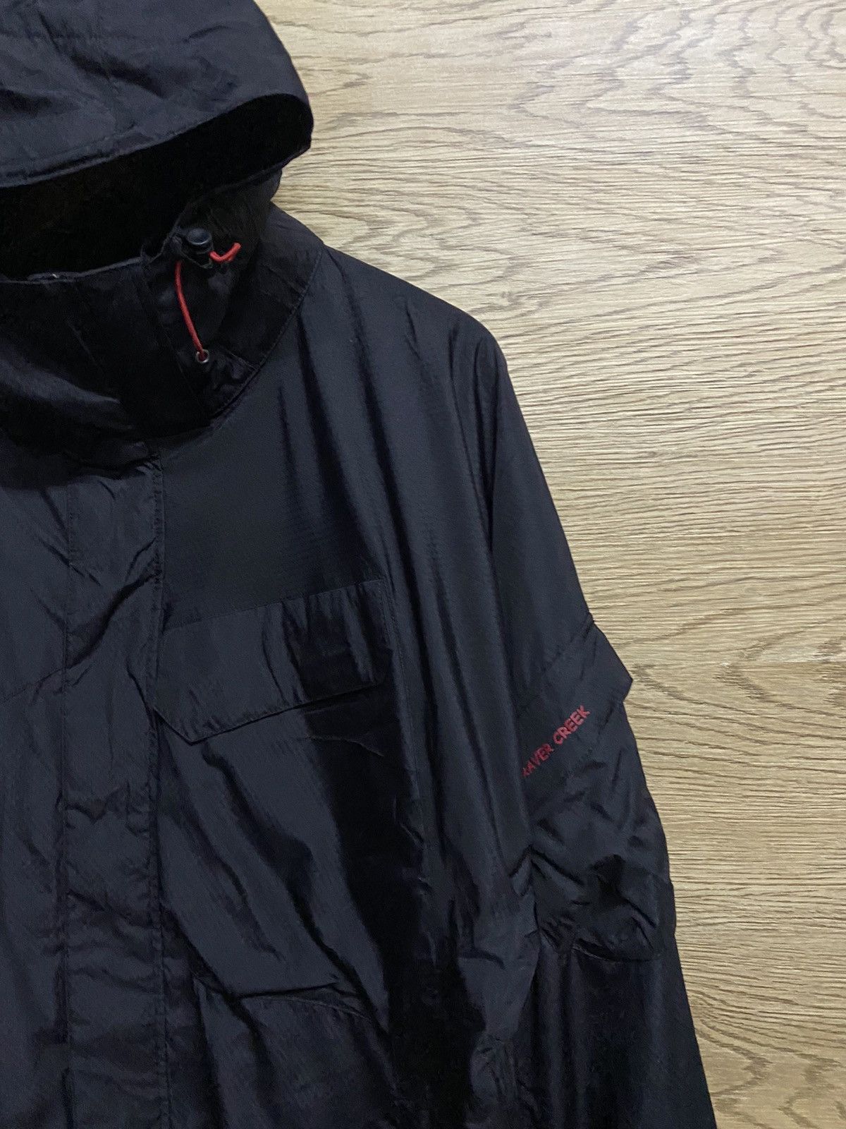 Other Graver Creek Black Hooded Outdoor Jacket - Lightweight Size US XL / EU 56 / 4 - 5 Thumbnail
