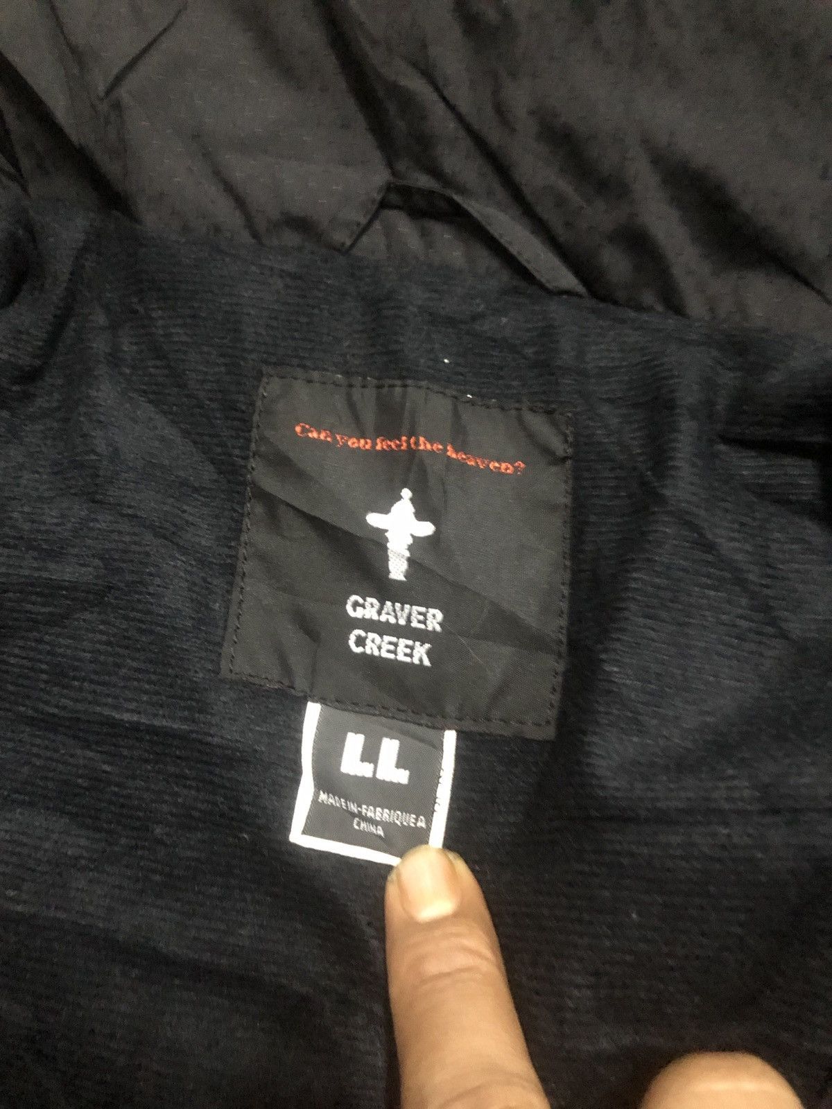 Other Graver Creek Black Hooded Outdoor Jacket - Lightweight Size US XL / EU 56 / 4 - 7 Thumbnail