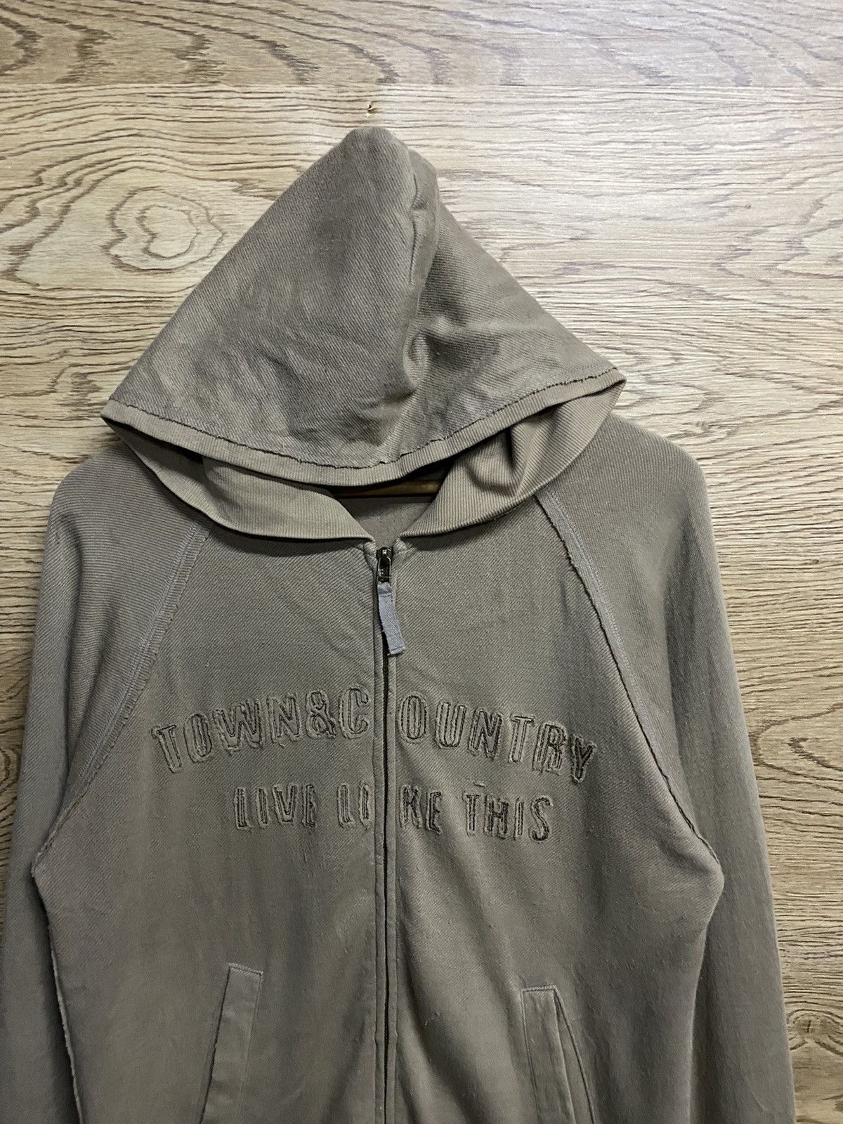 Japanese Brand Vintage Town & Country Surf Designs Hoodie Full Zip Gray Size US M / EU 48-50 / 2 - 4 Thumbnail
