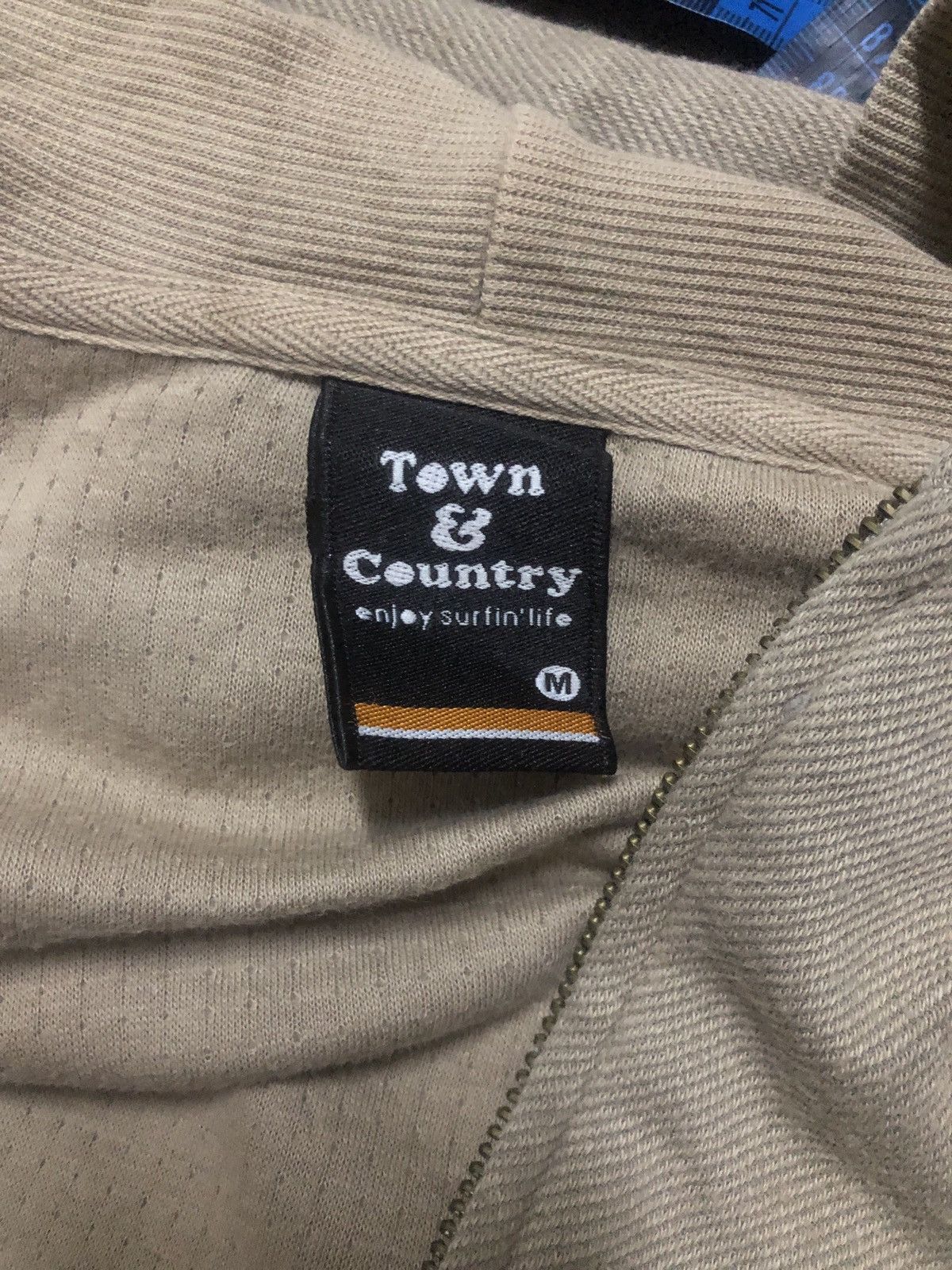 Japanese Brand Vintage Town & Country Surf Designs Hoodie Full Zip Gray Size US M / EU 48-50 / 2 - 7 Thumbnail