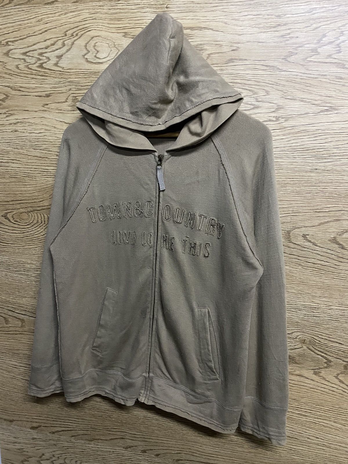 Japanese Brand Vintage Town & Country Surf Designs Hoodie Full Zip Gray Size US M / EU 48-50 / 2 - 3 Thumbnail