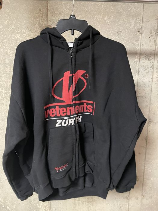 Vetements Vetements Zurich Weltschmerz reversible zip up | Grailed