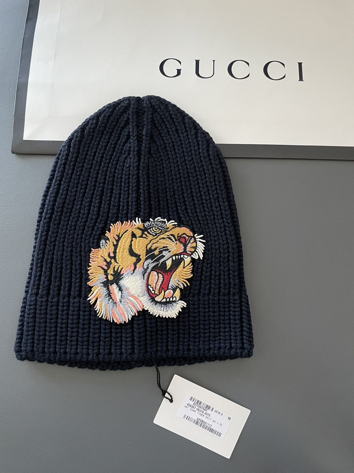 Gucci Rare Brand NEW Limited Edition Runway Iconic Tiger Wool Hat Size ONE SIZE - 7 Thumbnail