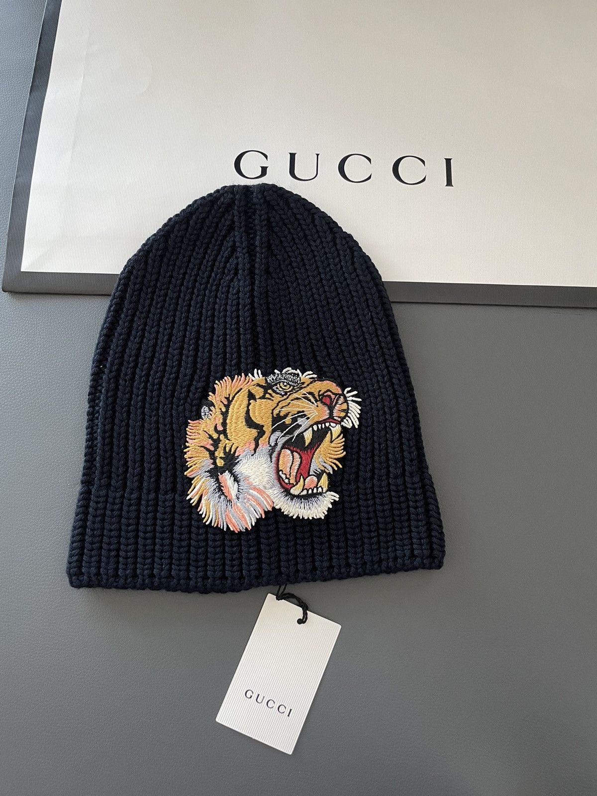 Gucci Rare Brand NEW Limited Edition Runway Iconic Tiger Wool Hat Size ONE SIZE - 3 Thumbnail
