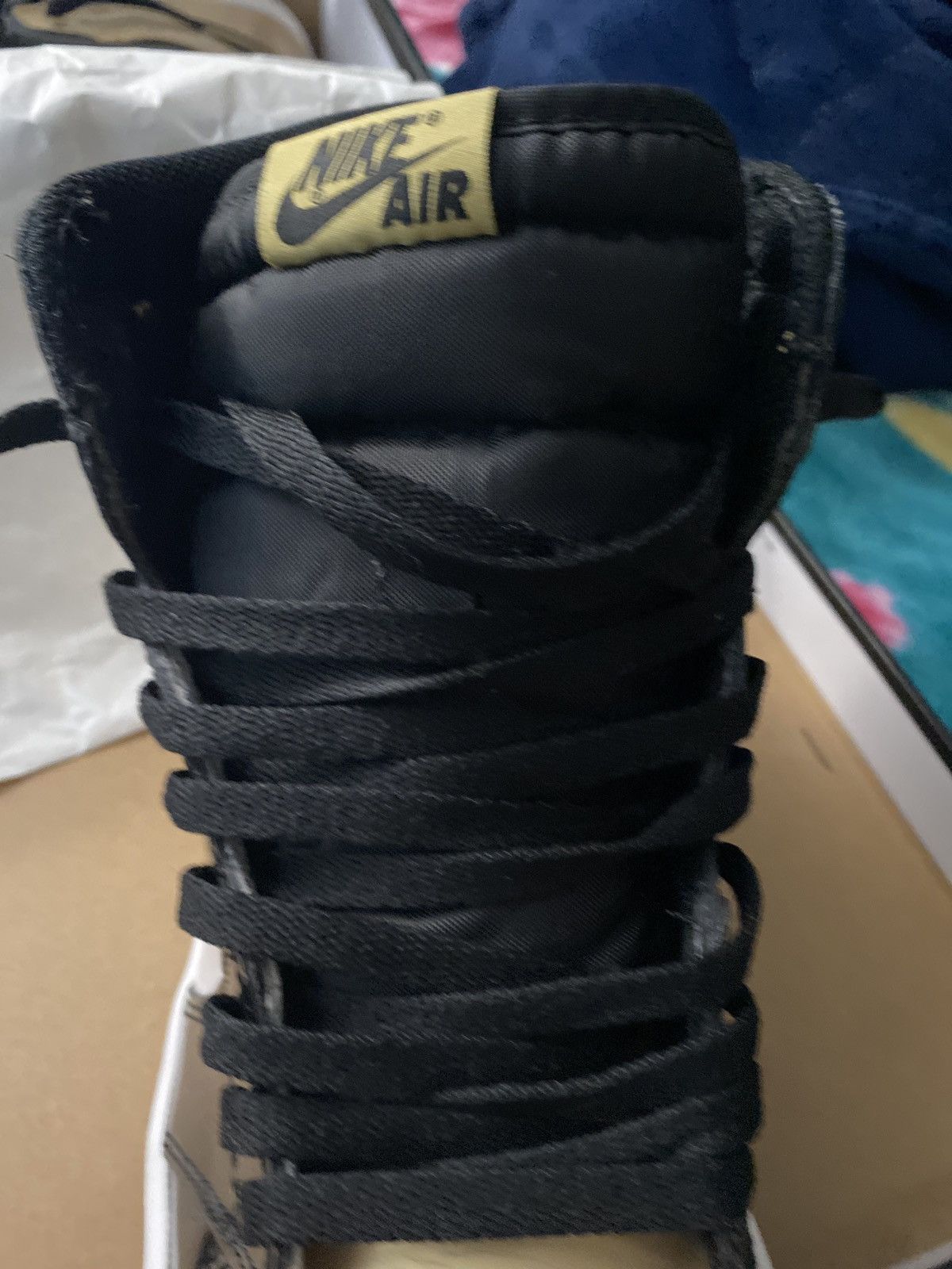 Jordan Brand Jordan 1 Retro High NRG Patent Gold Toe 2017 Size US 10 / EU 43 - 9 Thumbnail