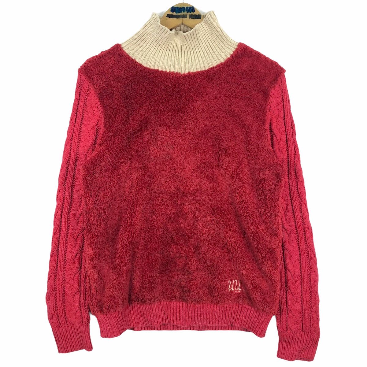 Japanese Brand Uniqlo Undercover Kids Fleece Turtleneck Knitted Sweater Size US S / EU 44-46 / 1 - 1 Thumbnail