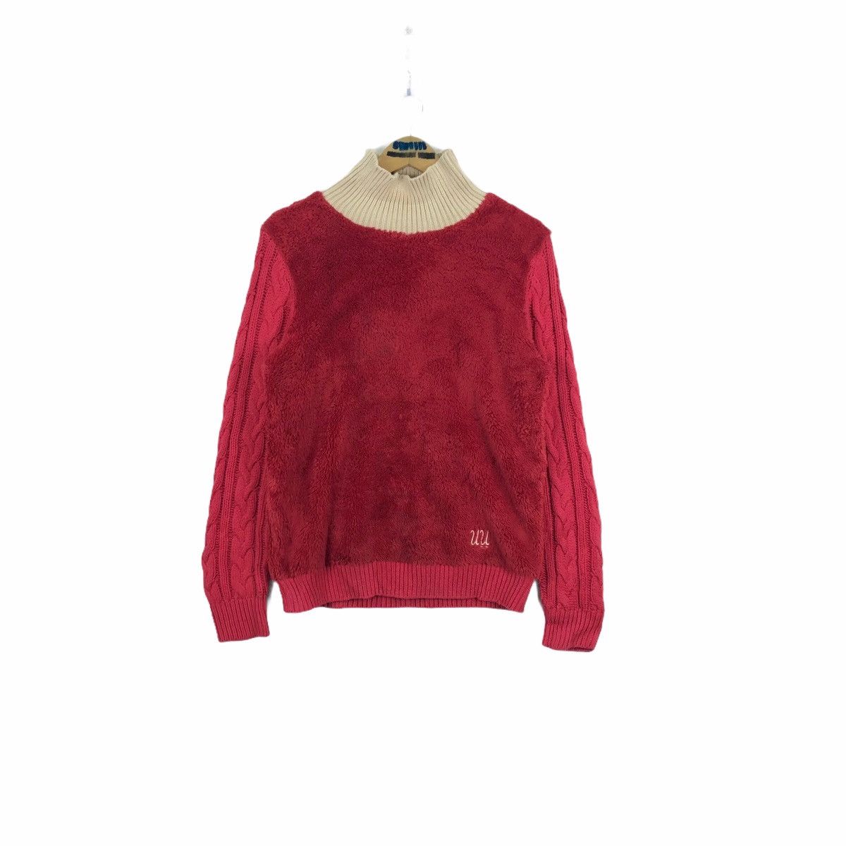 Japanese Brand Uniqlo Undercover Kids Fleece Turtleneck Knitted Sweater Size US S / EU 44-46 / 1 - 2 Thumbnail