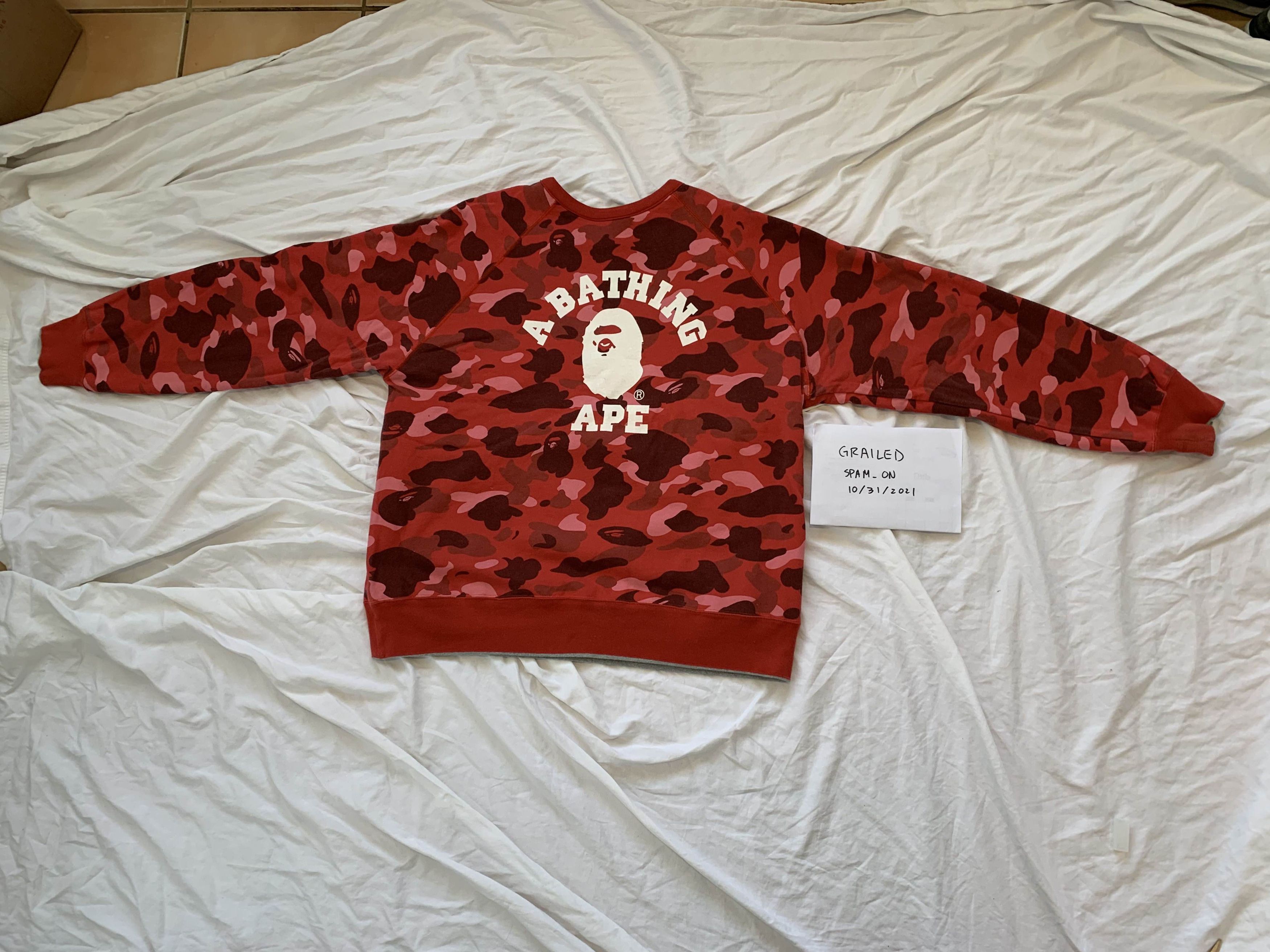 Bape Color Camo Reversible Crewneck Size US XL / EU 56 / 4 - 1 Thumbnail