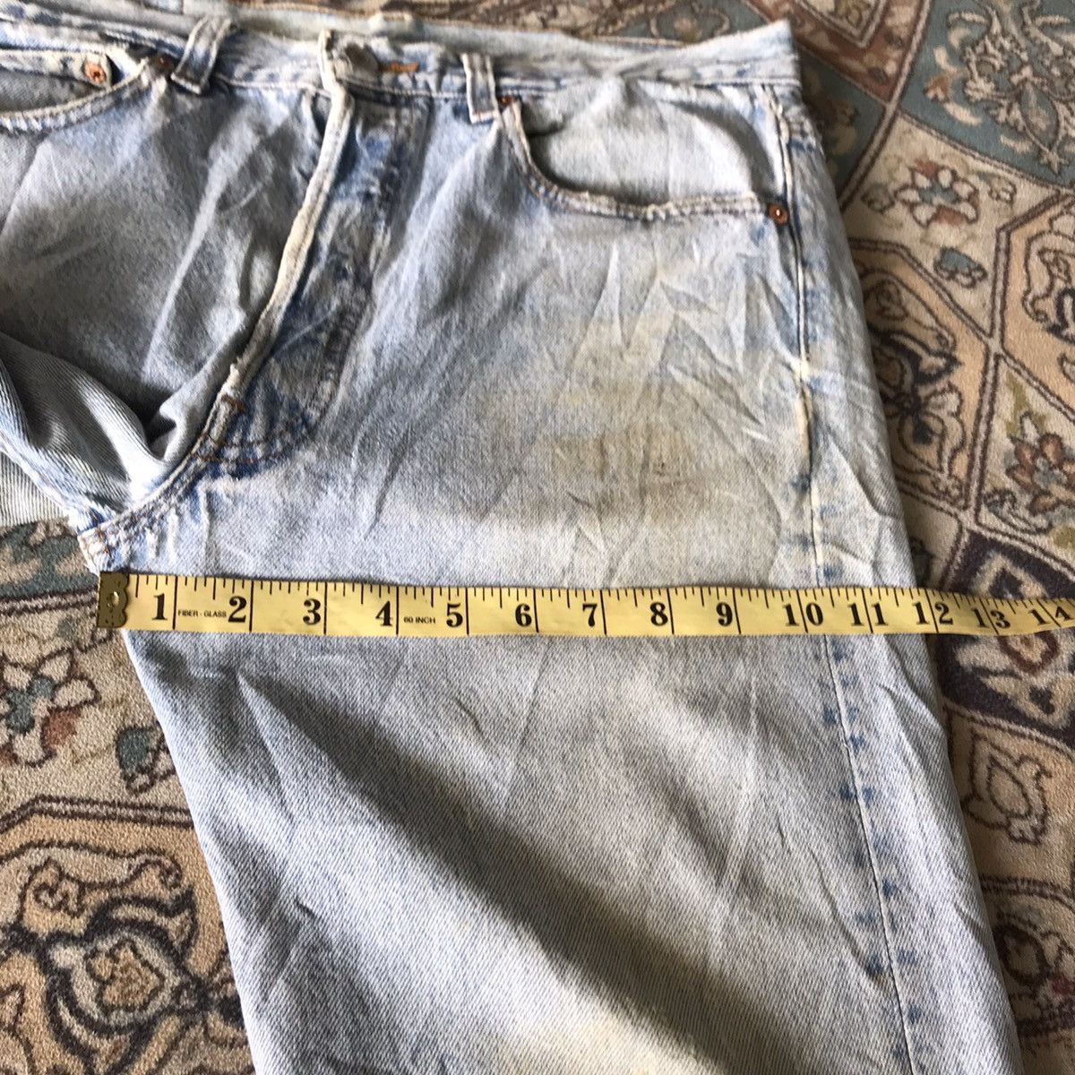 Levi's Vintage 80s Levis 501 Grunge Distressed Jeans Size US 32 / EU 48 - 19 Thumbnail