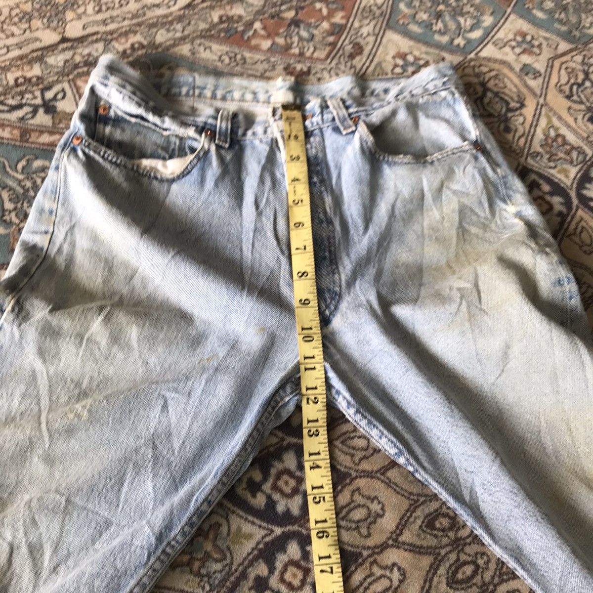 Levi's Vintage 80s Levis 501 Grunge Distressed Jeans Size US 32 / EU 48 - 22 Thumbnail