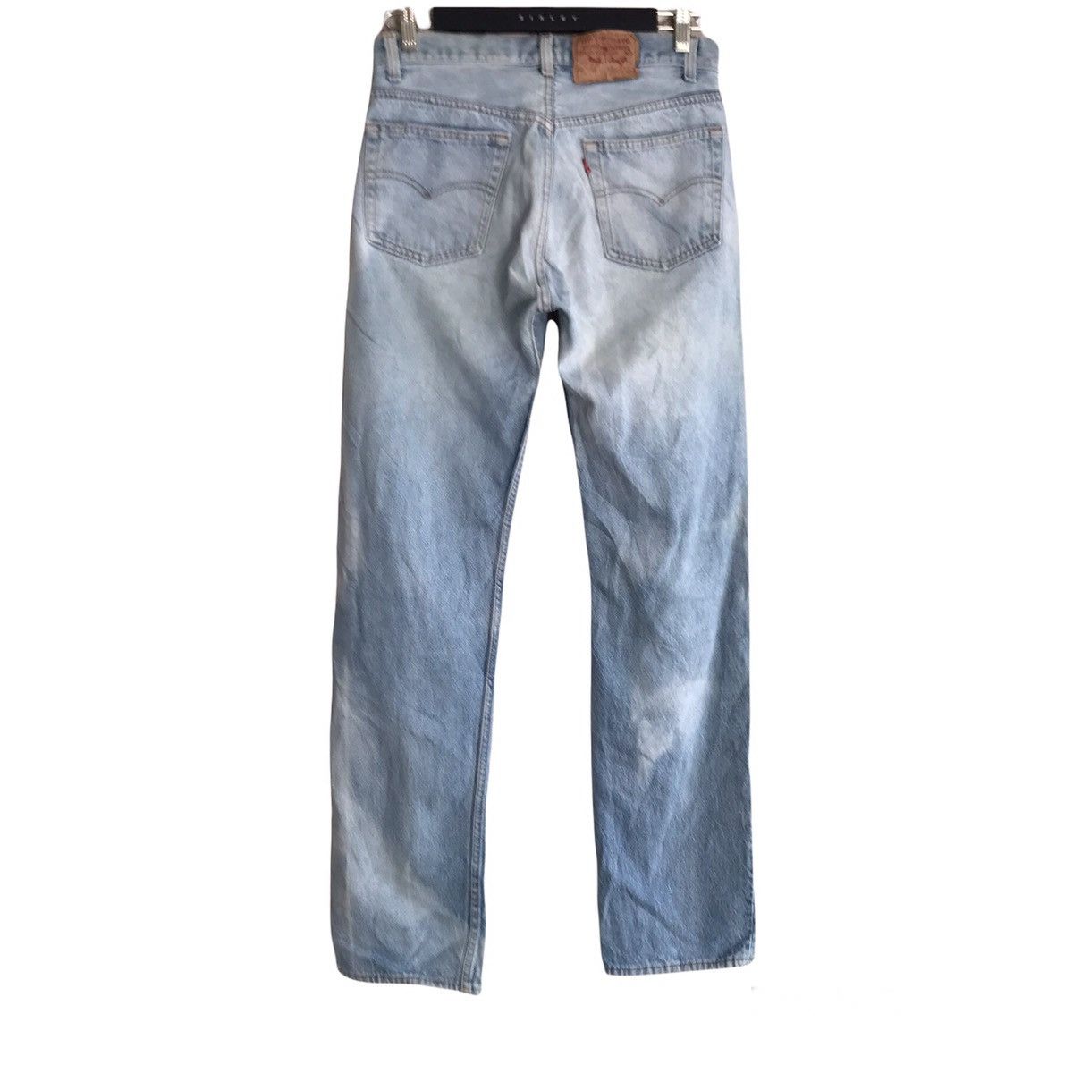 Levi's Vintage 80s Levis 501 Jeans Light Wash Sunfaded Size US 31 - 2 Thumbnail
