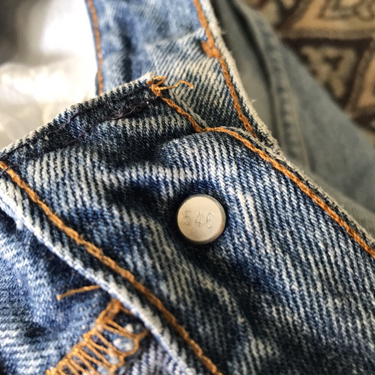 Levi's Vintage 80s Levis 501 Jeans Light Wash Sunfaded Size US 31 - 15 Thumbnail