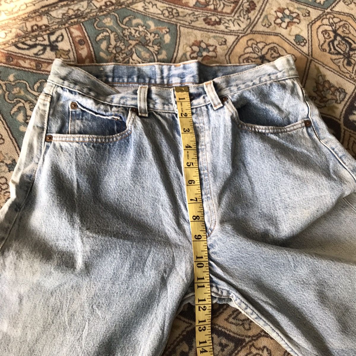 Levi's Vintage 80s Levis 501 Jeans Light Wash Sunfaded Size US 31 - 24 Thumbnail