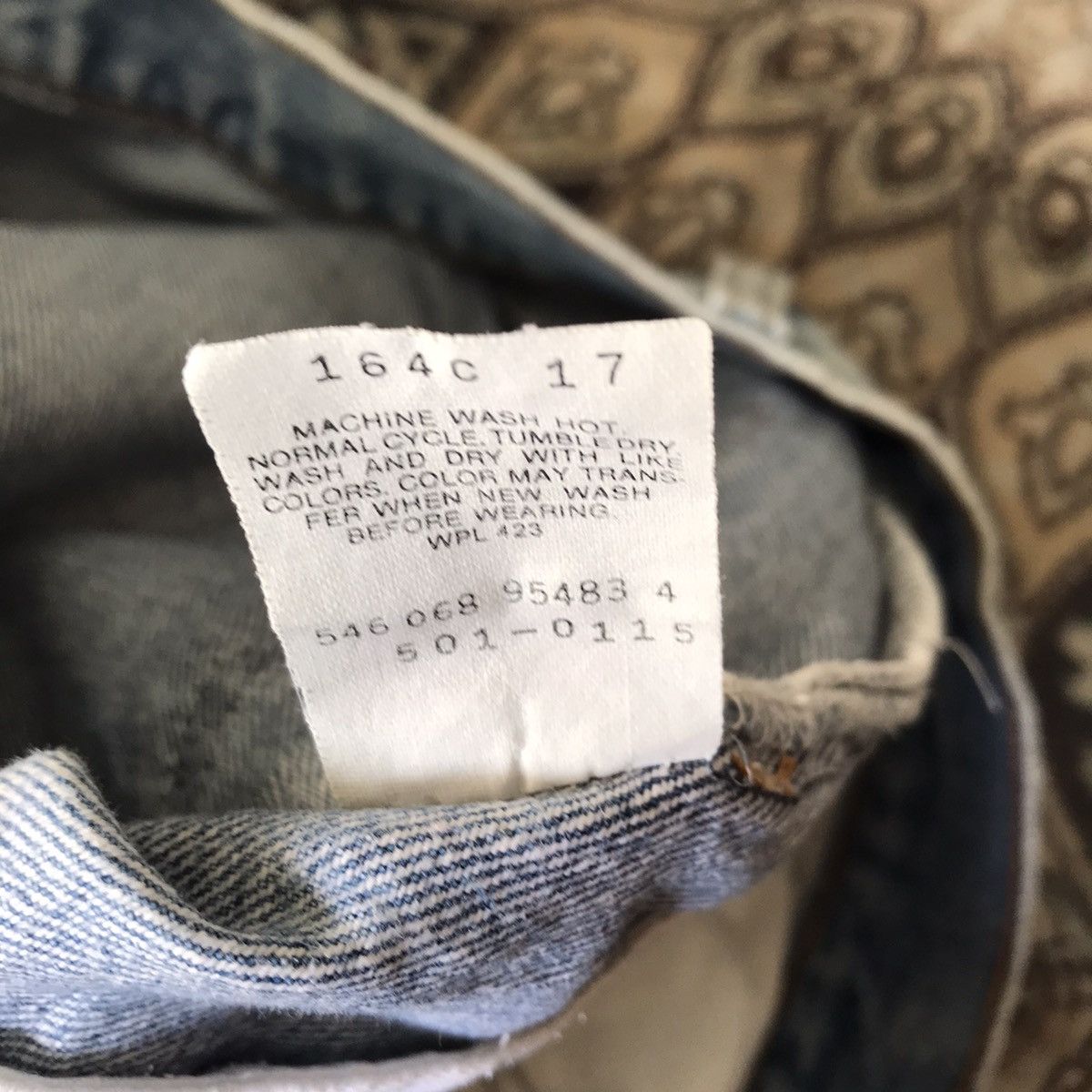 Levi's Vintage 80s Levis 501 Jeans Light Wash Sunfaded Size US 31 - 17 Thumbnail