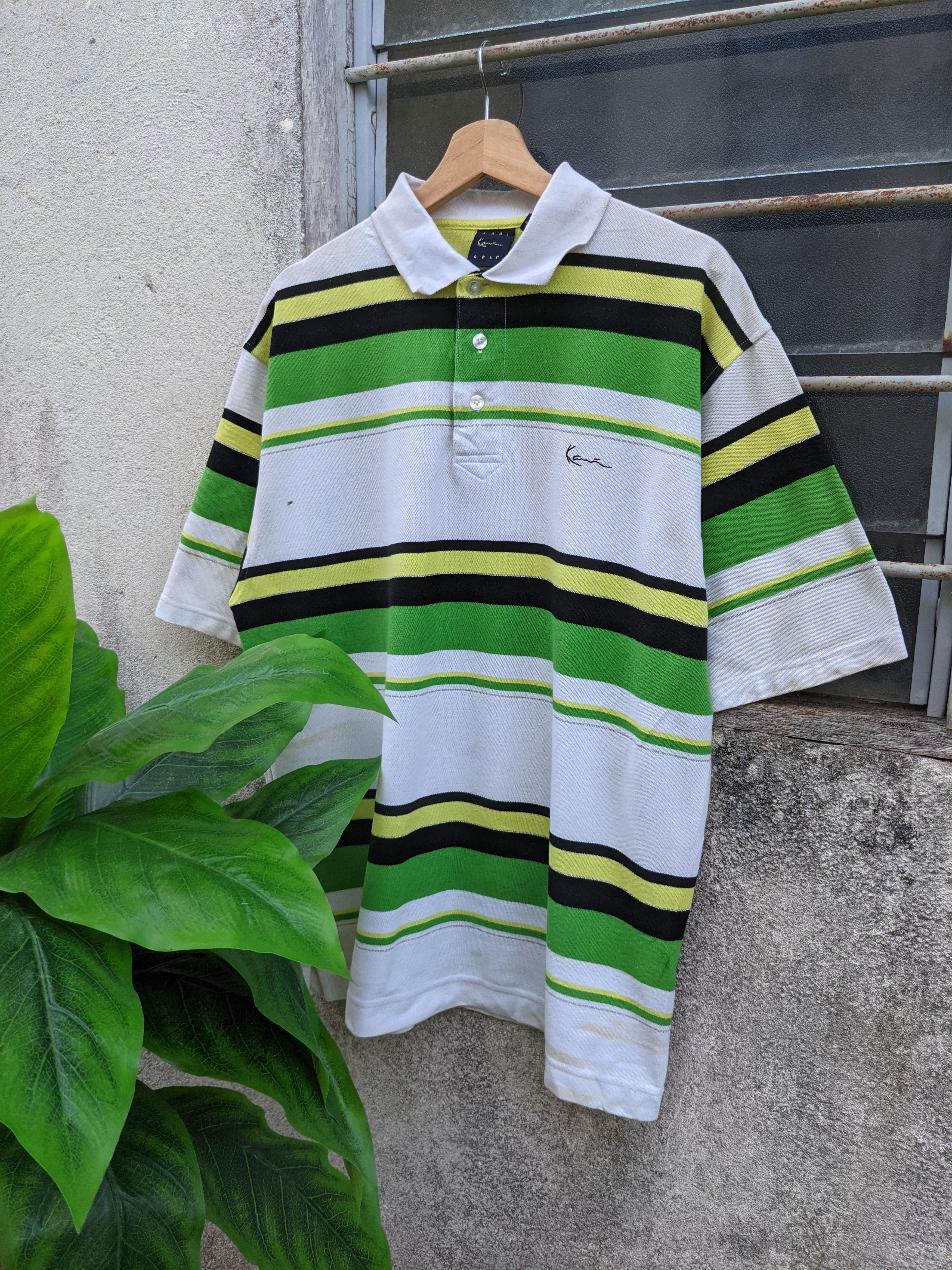 Karl Kani Karl Kani Stripe Polo Tee Size US L / EU 52-54 / 3 - 1 Thumbnail