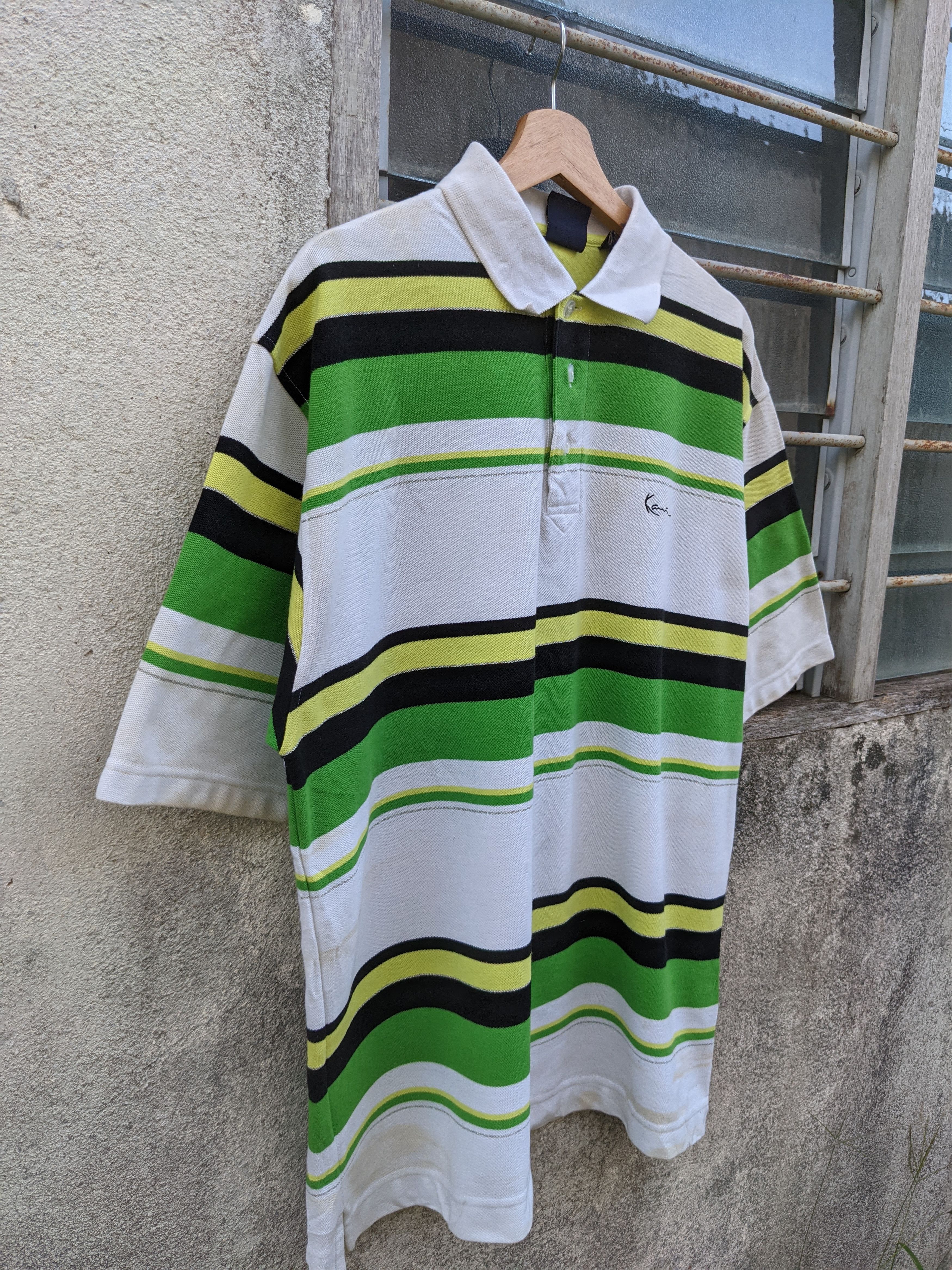 Karl Kani Karl Kani Stripe Polo Tee Size US L / EU 52-54 / 3 - 4 Thumbnail