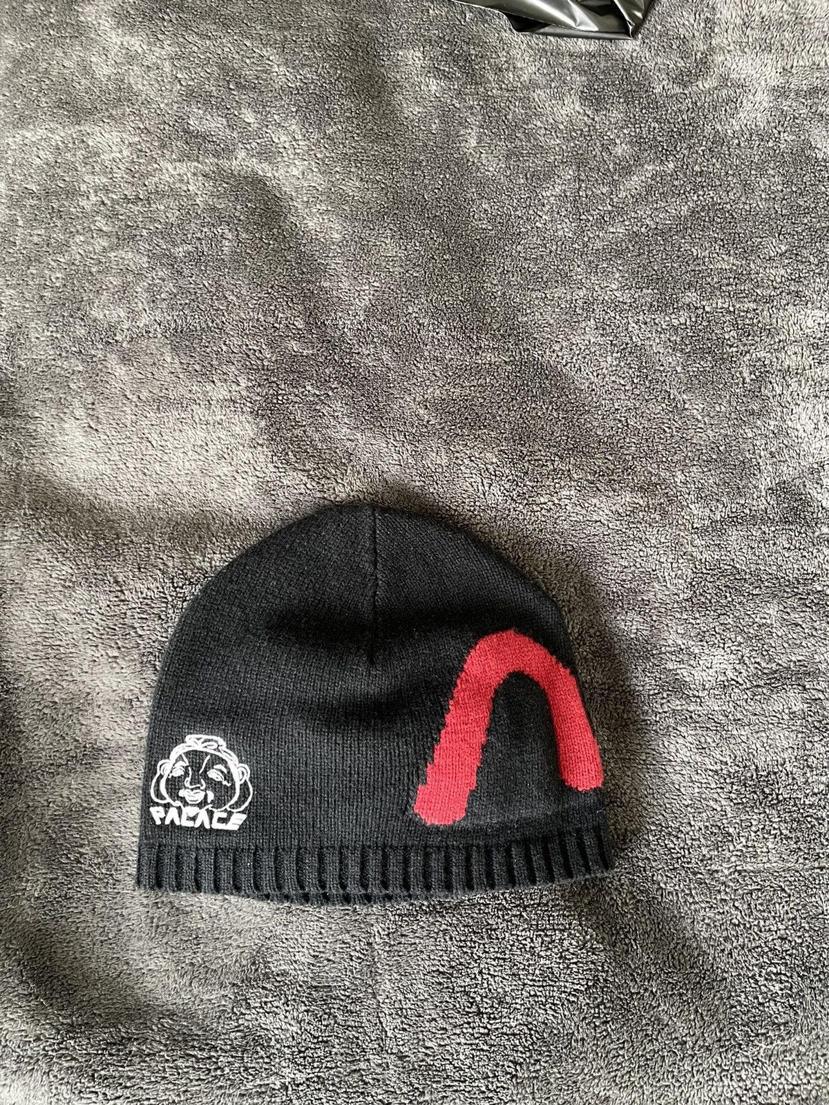 Evisu × Palace Palace Evisu Seagull Godhead Beanie | Grailed