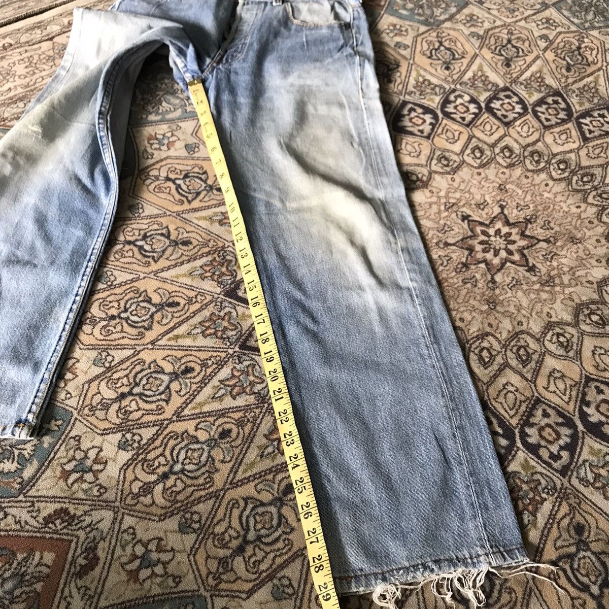 Levi's Vintage 80s Levis 501 Distressed Jeans Dirty Faded Size US 29 - 21 Thumbnail