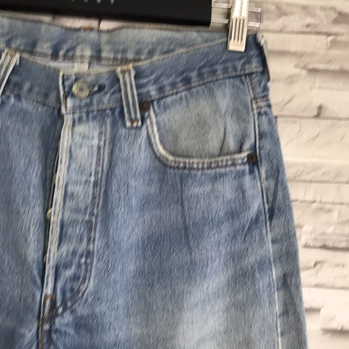 Levi's Vintage 80s Levis 501 Distressed Jeans Dirty Faded Size US 29 - 6 Thumbnail