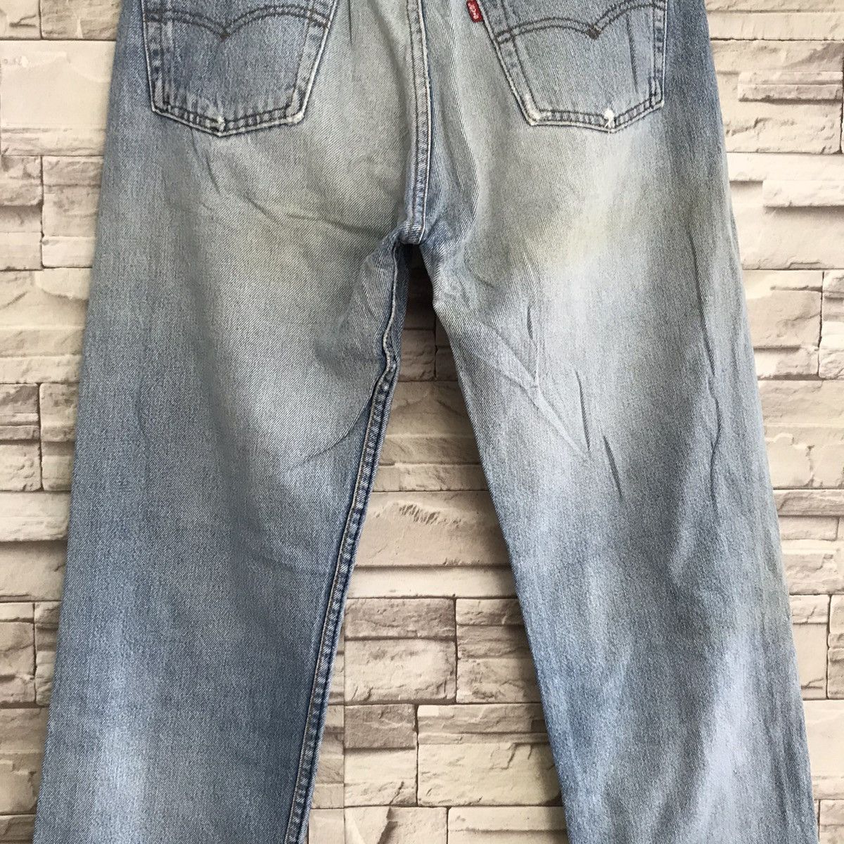 Levi's Vintage 80s Levis 501 Distressed Jeans Dirty Faded Size US 29 - 15 Thumbnail