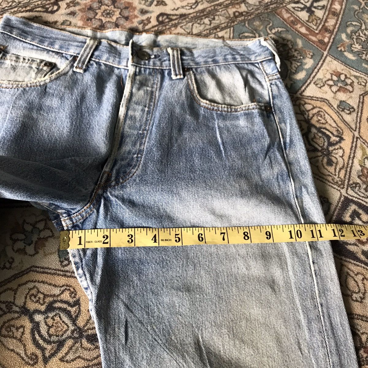 Levi's Vintage 80s Levis 501 Distressed Jeans Dirty Faded Size US 29 - 22 Thumbnail
