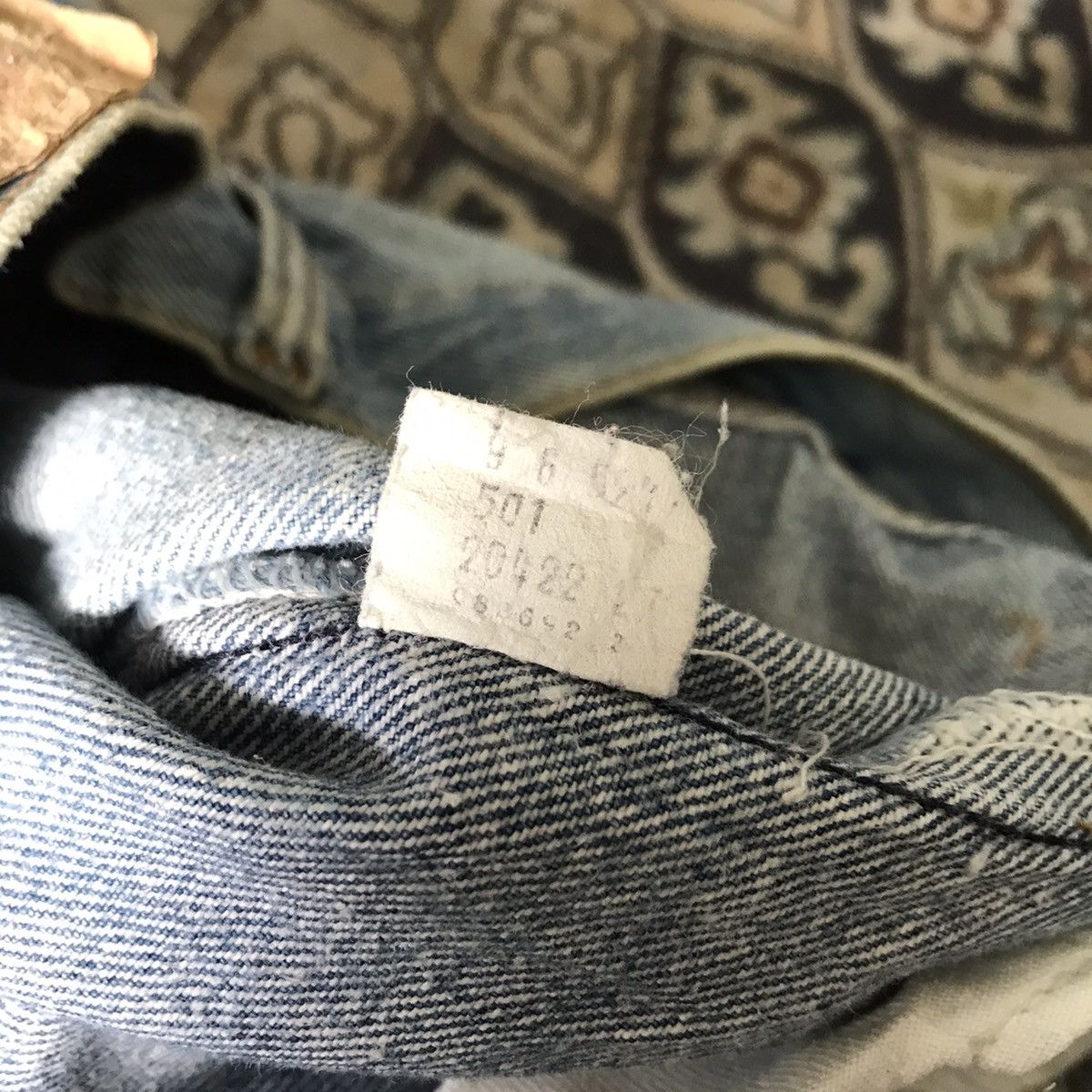 Levi's Vintage 80s Levis 501 Distressed Jeans Dirty Faded Size US 29 - 18 Thumbnail