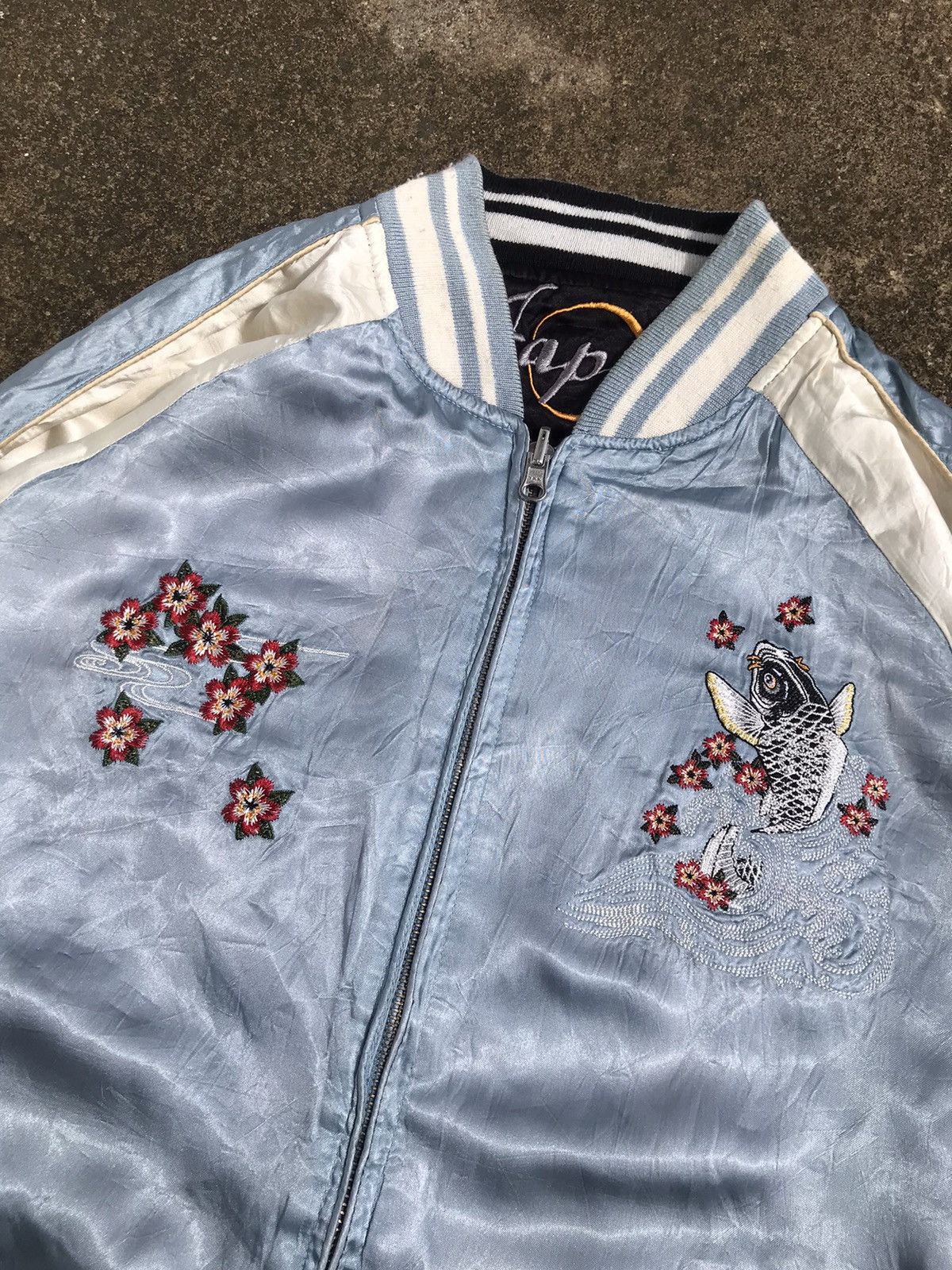 Other Vintage 90s Kara Kuri Generation Sukajan Jacket( Reversible) Size US L / EU 52-54 / 3 - 4 Thumbnail